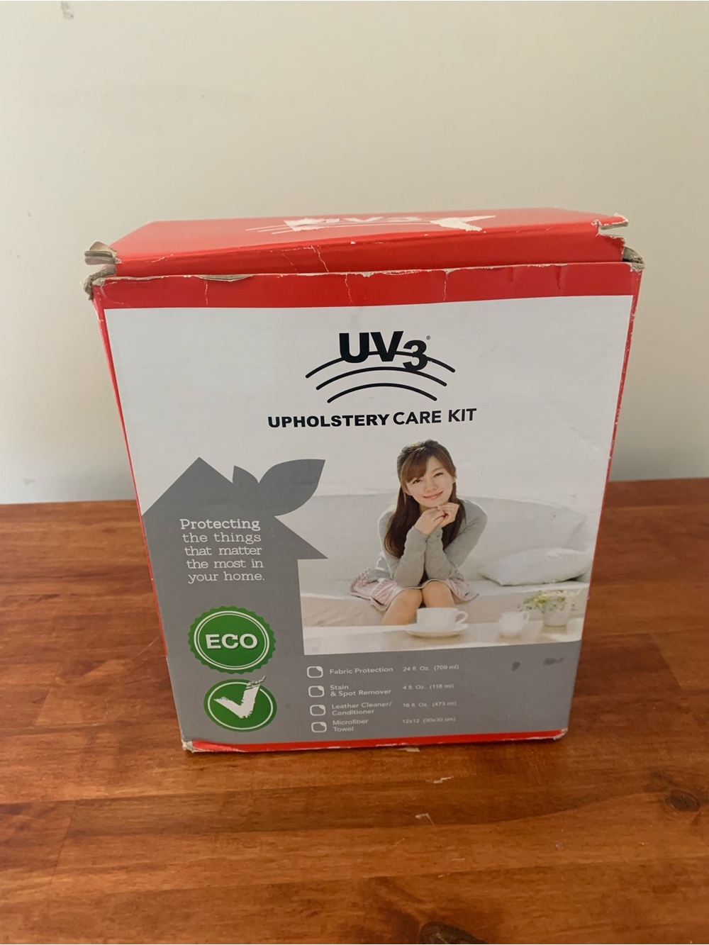 UV3 Upholstery Care Kit - Red/White Box